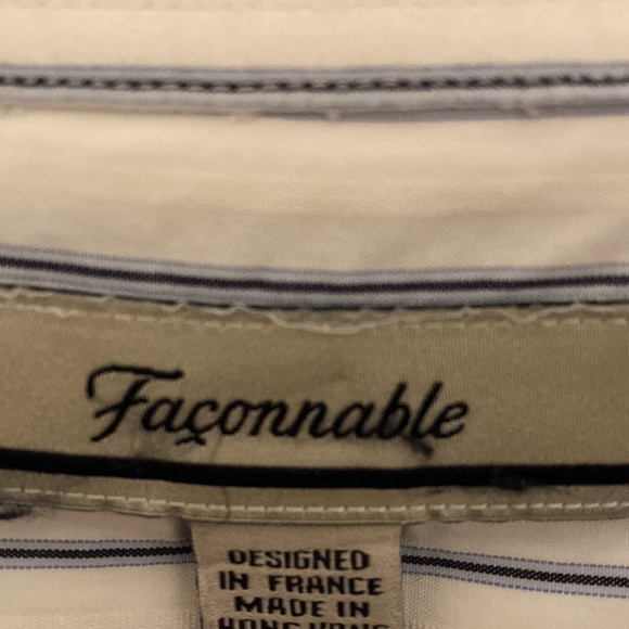 Faconnable striped button up shirt - Picture 2 of 5